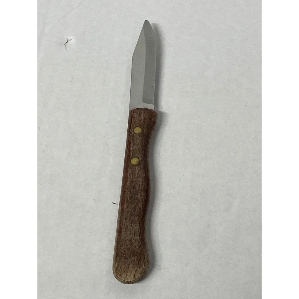 Ekco‎ Vanadium Stainless Steel Paring Knife Wood Handle Made in USA